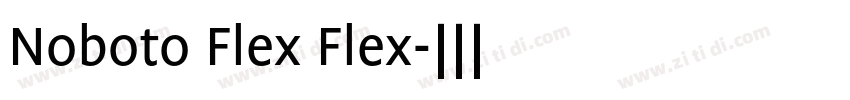 Noboto Flex Flex字体转换